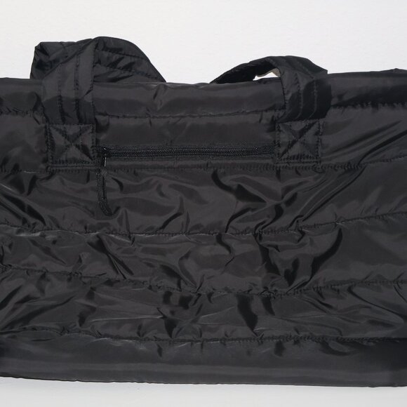 NWT Reebok Beatrice Black Puffer Tote Bag 20.9L - Picture 4 of 6